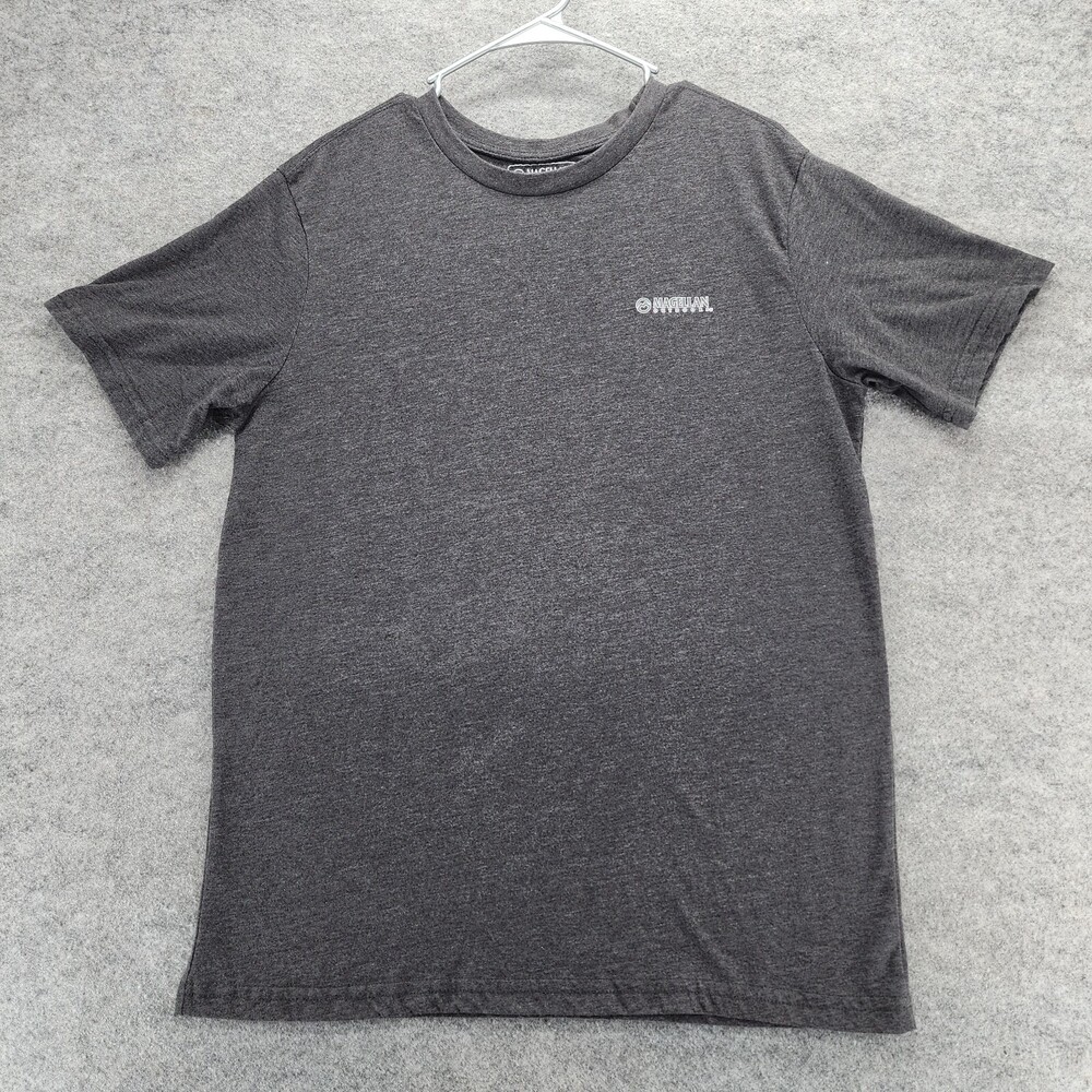 Magellan Outdoors Shirt Mens Medium Short Sleeve Gray